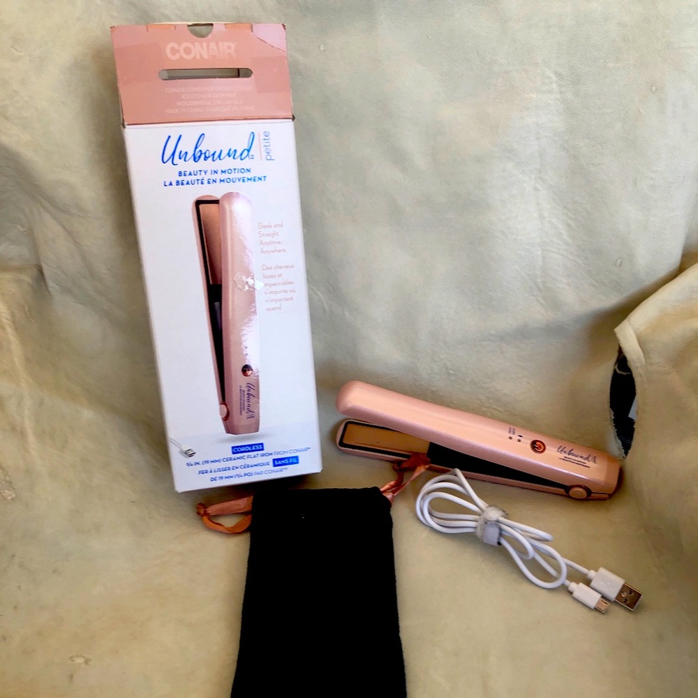 Travel USB Rechargeable Hair Straightener